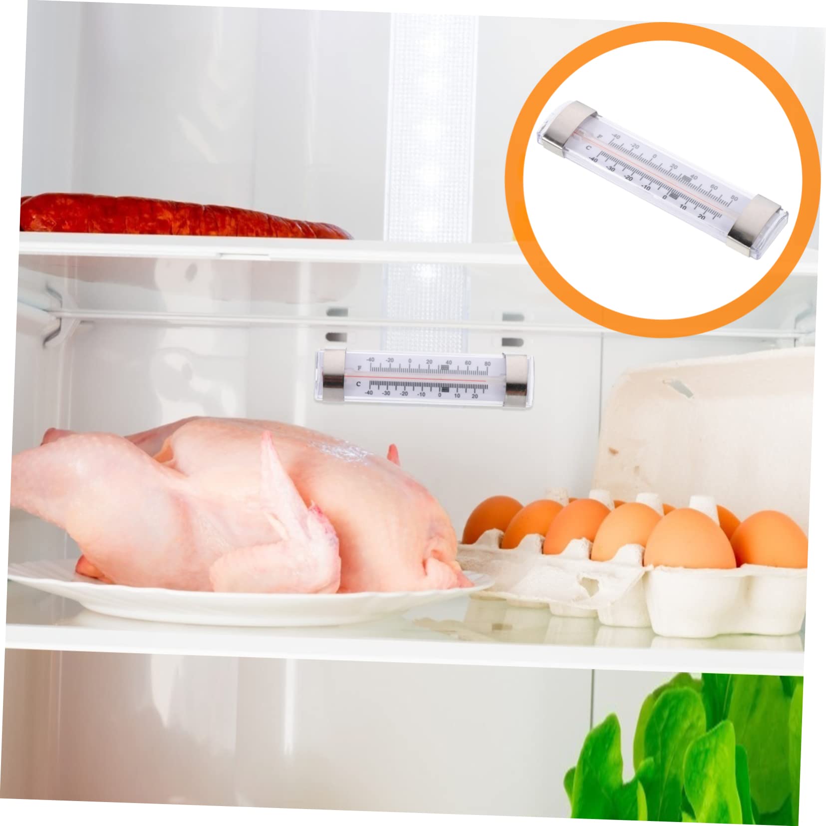 Alipis 6 Pezzi Termometro per freezer casa indicatore di temperatura del congelatore igrometro ottimo termometro da da supermercato termometro per kt