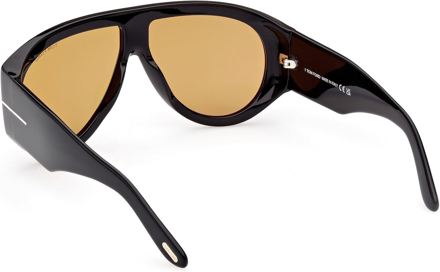 Tom Ford BRONSON FT 1044 Shiny Black/Brown 60/12/140 men Sunglasses - Image 2