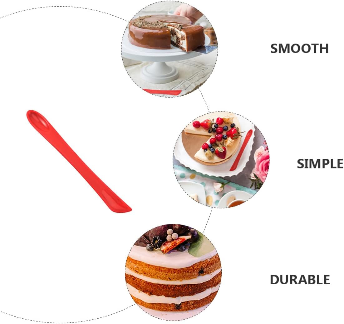 3Pcs Silicone Baking Cream Scrapers, Dual End Spatula Set