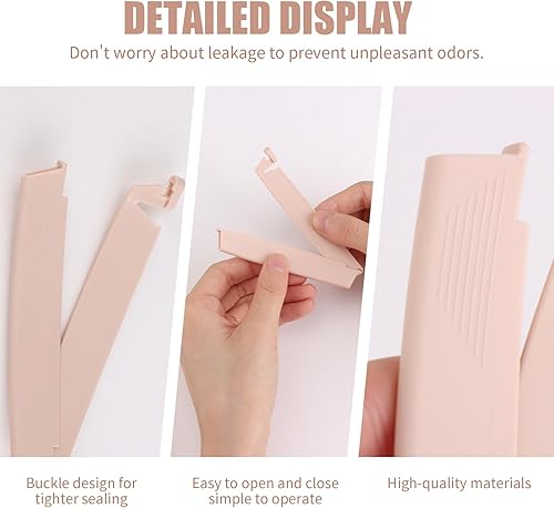 Miniatura 3 de 10 clips para bolsas de ostomía, suministros de colostomía reutilizables, suministros de traqueotomía para bolsas de colostomía y cierre curvado