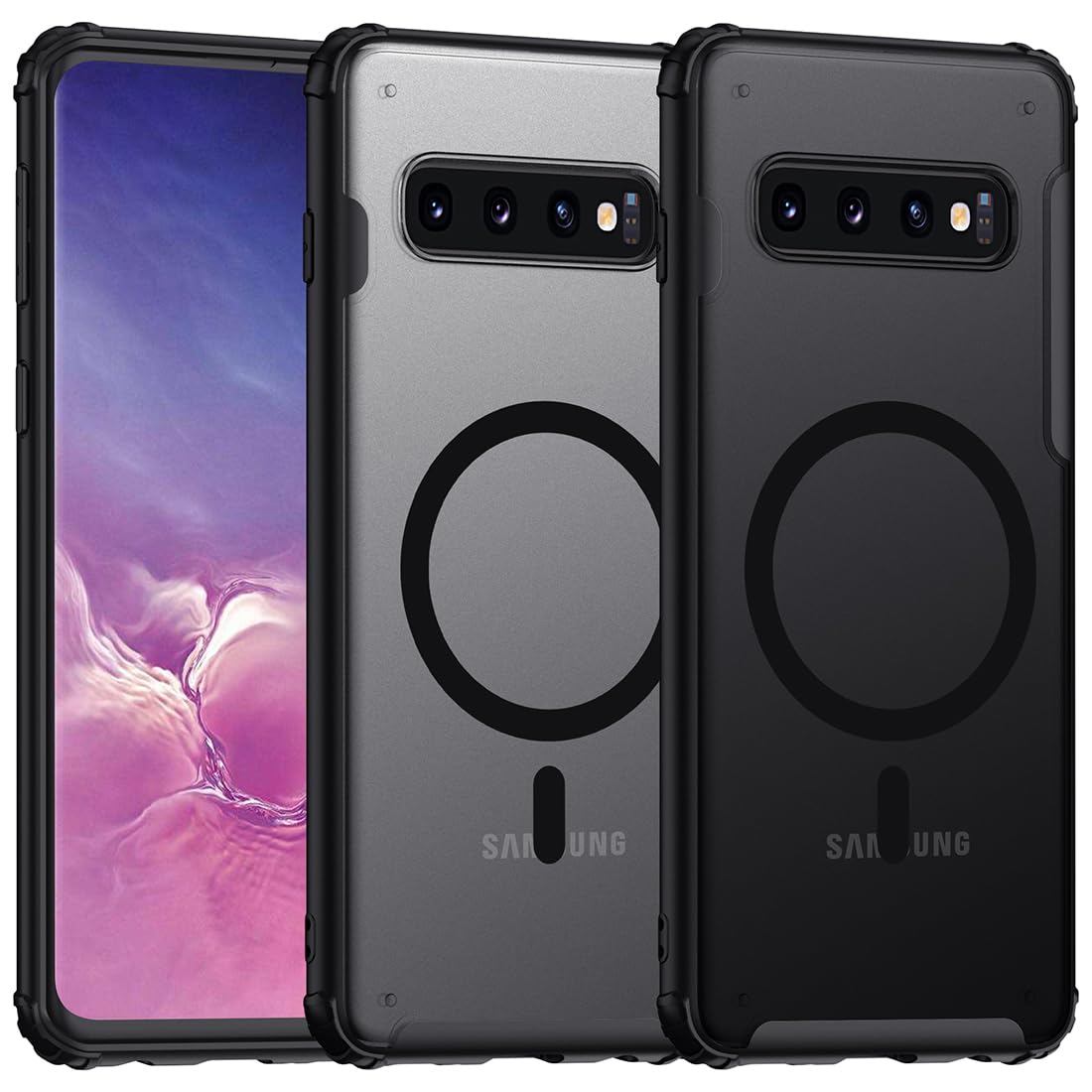 Galaxy S10　 ◎カバー付き◎ Amazon.com: TIANNIUKE Magnetic Case for Samsung Galaxy S10