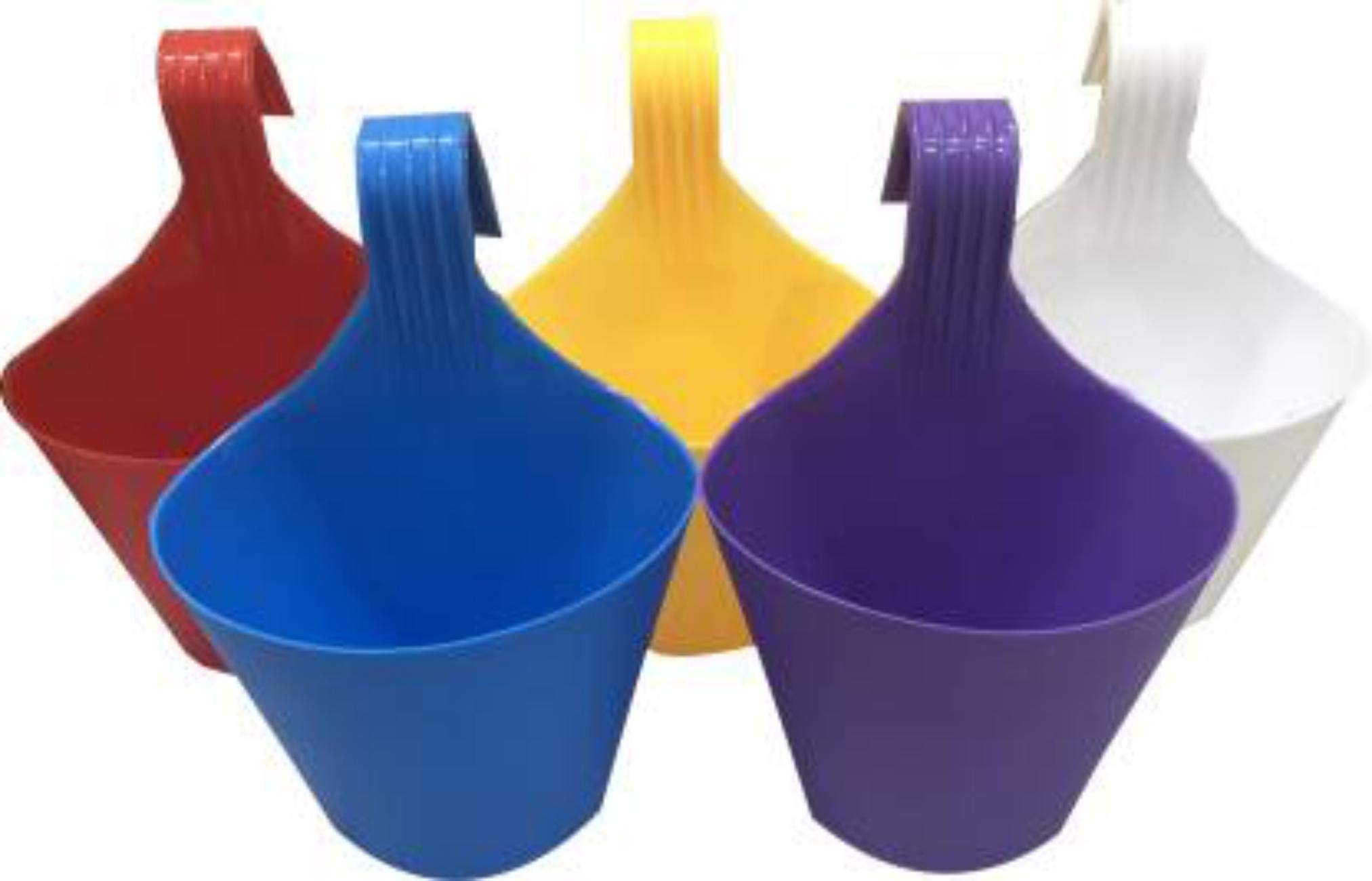 GTB Flower Pot Hanging Flower Pot Hook Style Fp-04-5 Pc, 12 Inch, 30.48 cm,Multicolor (B083V3TSZS) Amazon Price History, Amazon Price Tracker