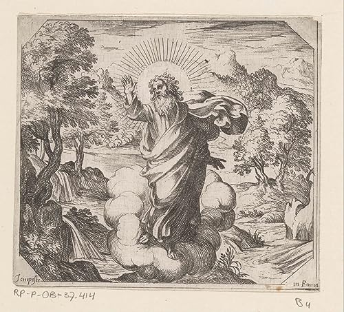 Decoración mural Antonio Tempesta haut de gamme Toile Dieu crée les plantes et les arbres