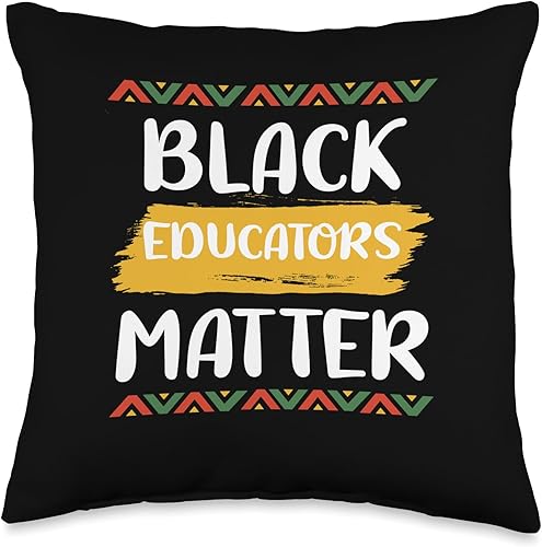 Black History Month Pride Black African outfit Educators Matter Black History Pride African Throw Pillow, 16x16, Multicolor Black History Month Pride Black African outfit Educators Matter Black History Pride African Throw Pillow, 16x16, Multicolor