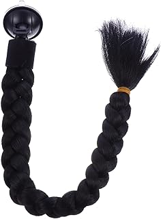 INOOMP Capacete Trança Acessórios De Trança Acessórios Dreadlock Trançado Rabo De Cavalo Capacete De Cabelo Trança Rabo De Cavalo Reutilizável Extensão De Cabelo Moto Capacete Decalque