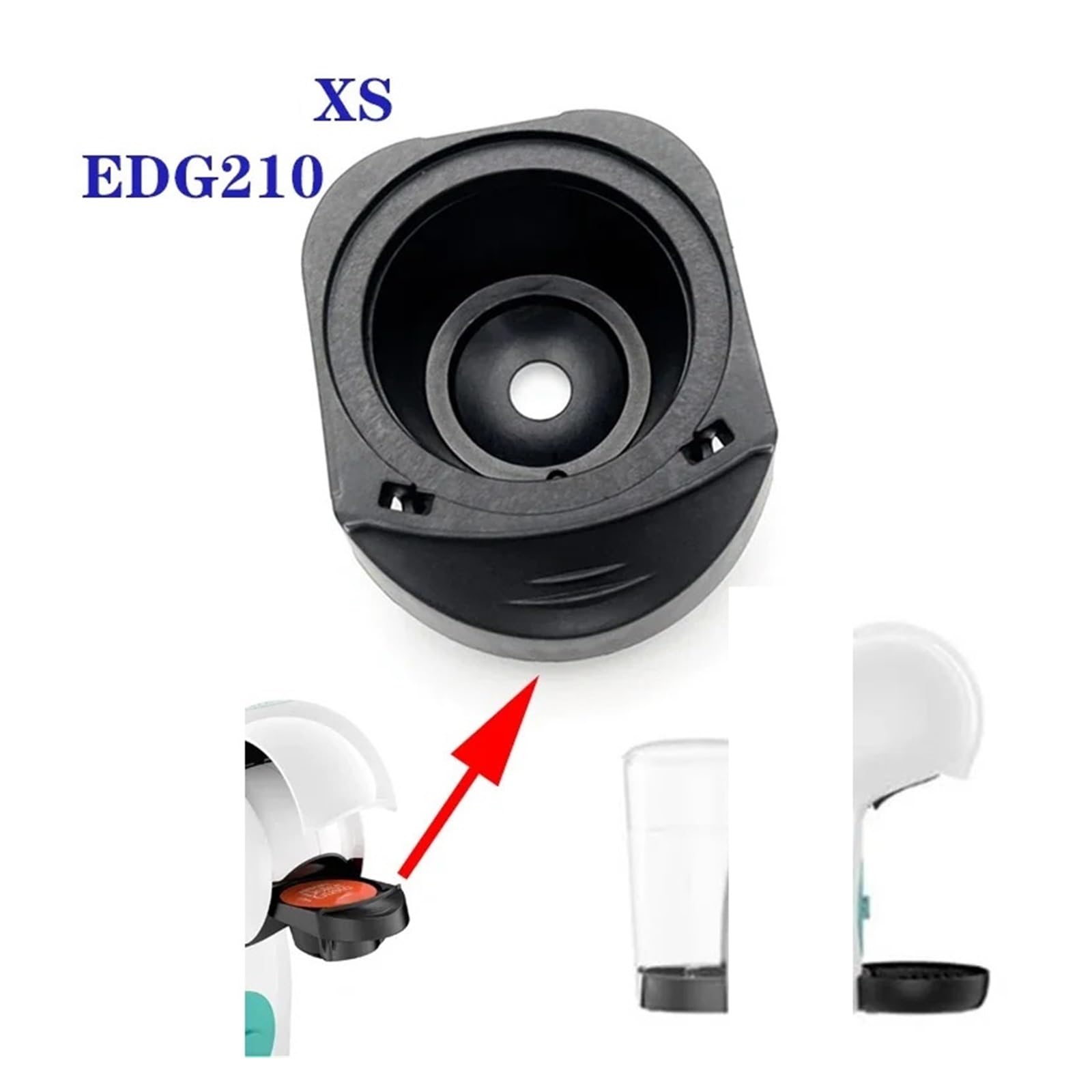 Accesorios For Máquinas De Café Soporte For Cápsulas, Compatible Con NESCAFE, Compatible Con Dolce Gusto, Compatible Con Piccolo, XS EDG210, Pieza De Repuesto