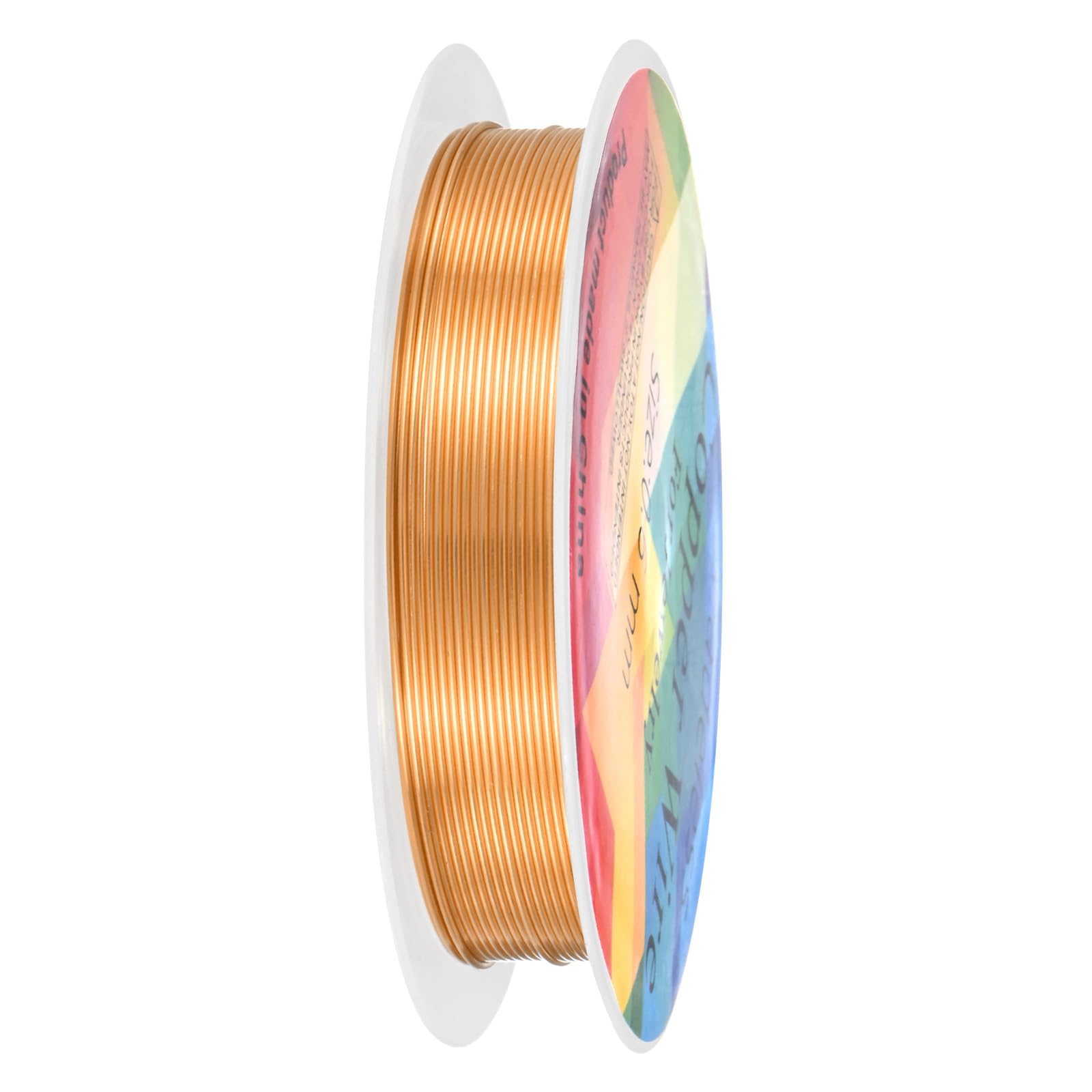 M METERXITY 0.6 mm/22 Gauge Copper Wire for Jewelry Making, 13.1FT Copper Beading Craft Wire for Jewelry/Weaving/DIY Crafting/Planting, Color-Retaining [4M, Copper Tone]