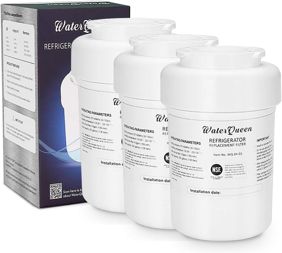 Pureking 469991 Water Filter Replacment For GE MWF Refrigerator Water Filter GE