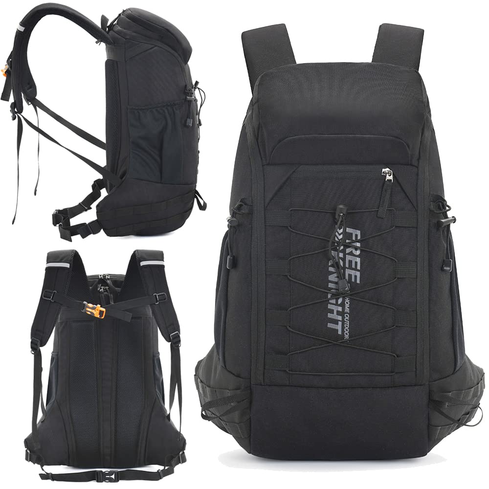 Bseash 40L Lightweight Waterproof Hiking Backpack with Rain Cover,Outdoor Sport Travel Daypack for Camping Climbing Skiing Cycling - Image 2