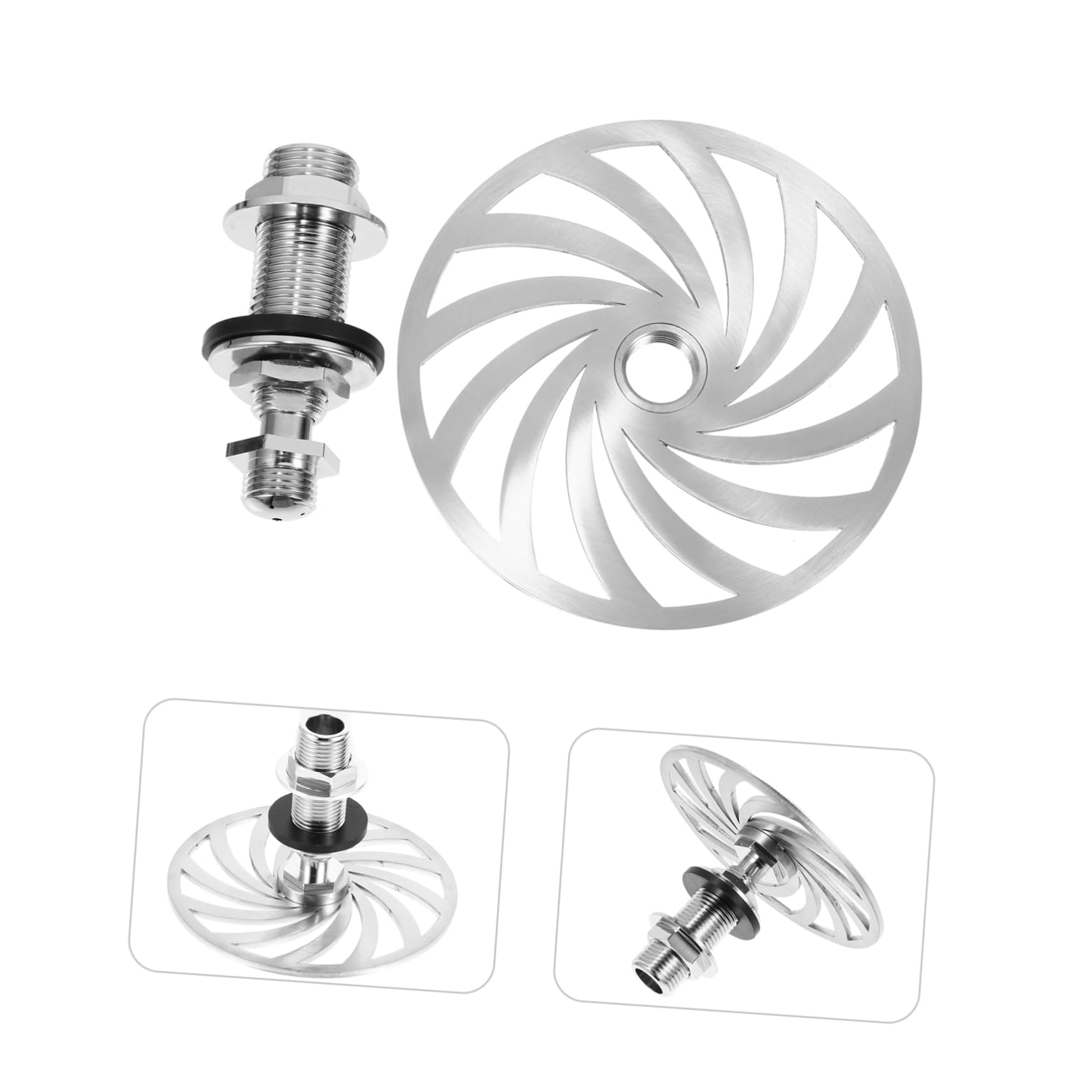 SHINEOFI Lavadora Automática de Copas de Acero Inoxidable Alta Presión y Descarga Multidireccional para Bares y Tiendas de Té