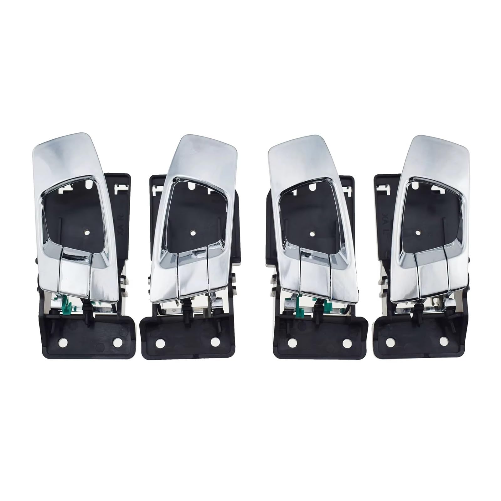 Eshgtuo 4Pcs A Kit Interior Door Handle Replacement 1/2/4/8Piece Front Rear Left Right Interior Door 0K2fa5833044 0K2fa593304 For Kia For Carens For Rondo 2003-2006 Interior Door Pull Handle Trim(4Pcs A Kit)
