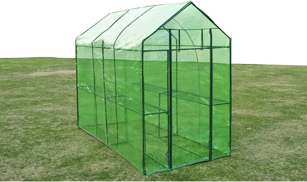 Home Tear Resistant PVC Garden Greenhouse,Garden Plant Transparent Conservatory,rain Proof Warm Flower Stand,Zipper Door,Plants,Fruits,Flowers,Herbs,Vegetables,Green