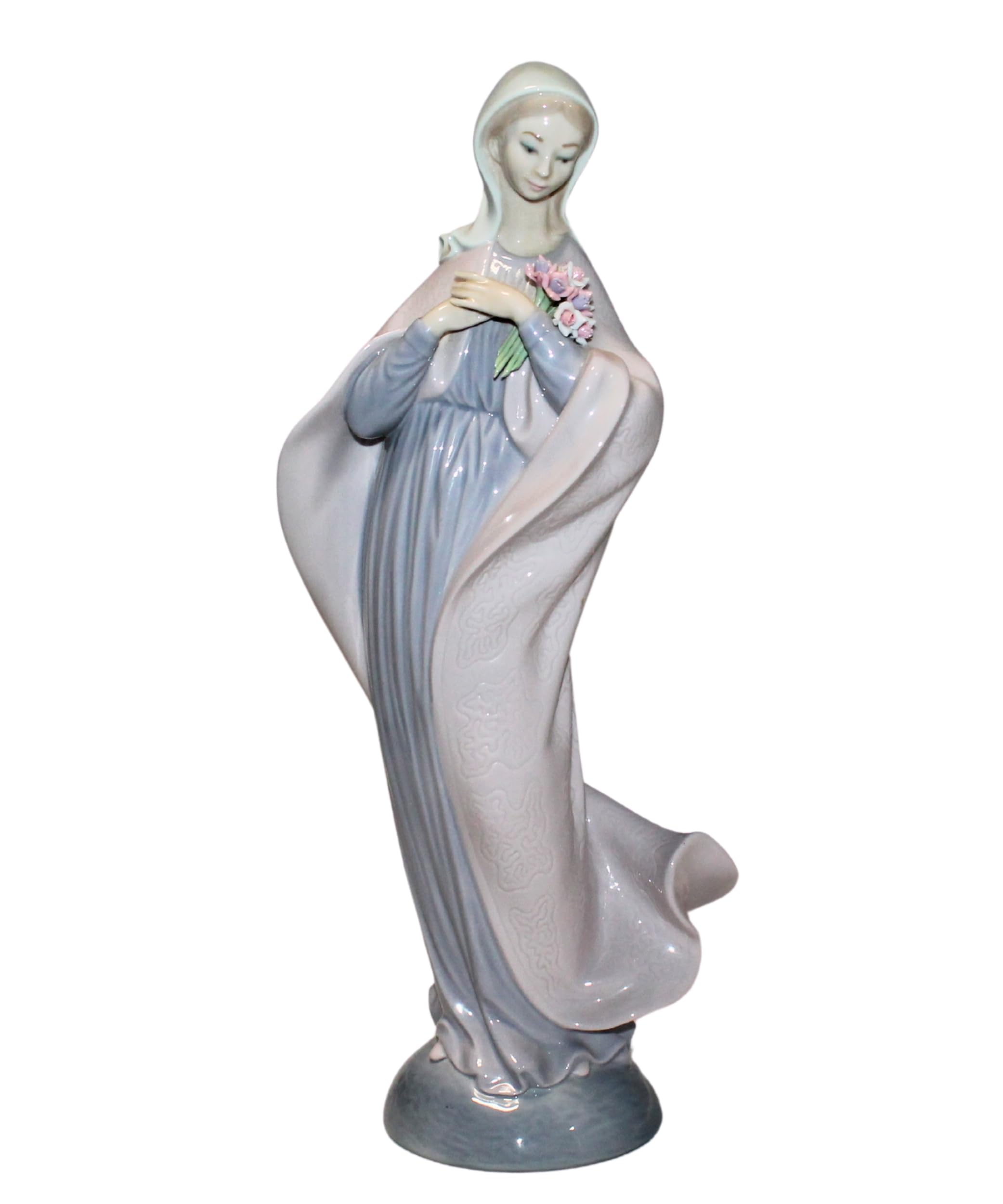 Amazon.com: Lladro Figurine, 5171 Madonna with Flowers : Home