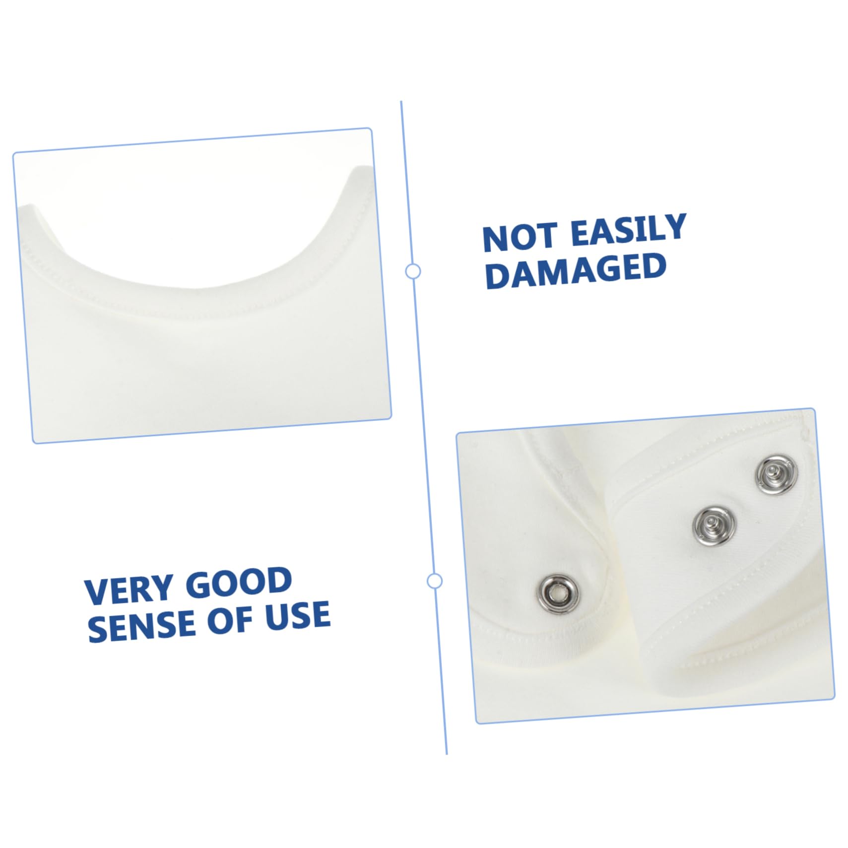 Lot de 8 Bavoirs Bébé en Coton à Double Épaisseur, avec Boutons-pression, pour Poussées Dentaires et Repas, Faciles à Nettoyer Plusieurs styles
