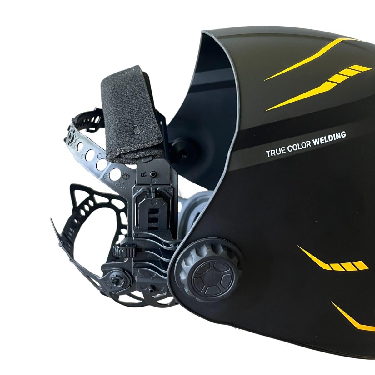 Máscara de soldadura electrónica True Color Din 4-13 - Casco de soldadura autooscurecimiento LCD Protección Rayo UV IR, Soldadura MIG MAG TIG MMA Molienda VITO