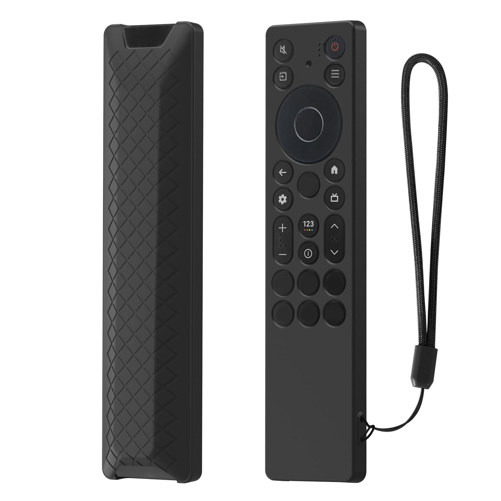 CAZSTYK Lightweight Tvs Remote Sleeve with Smooth Surfaces and Fingerprint Resistance Perfect for C923A / RC813A Remote Case Voice Silicone Covers