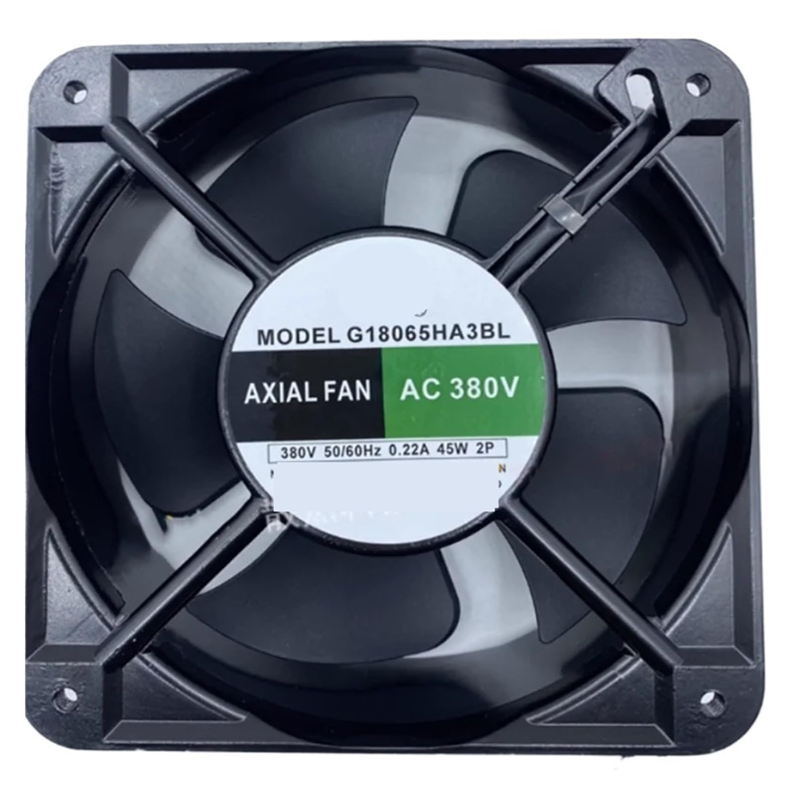 YMUGUEGH 180mm fan G18065HA3BL 50/60Hz 0.22A 45W 2P AC380V AC AXIAL FAN