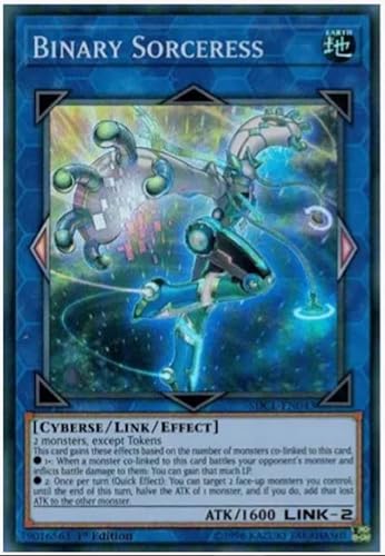 Miniatura 1 de yugioh - Hechicera binaria SDCL-EN043 Super Rare 1st Edition - Estructura Deck Cyberse Link