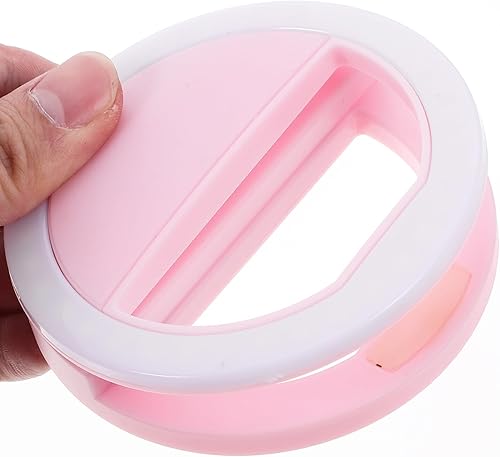 Miniatura 2 de UKCOCO Luz de selfie para teléfono con clip en anillo de luz para teléfono celular, luz para selfie, anillo de luz para selfie