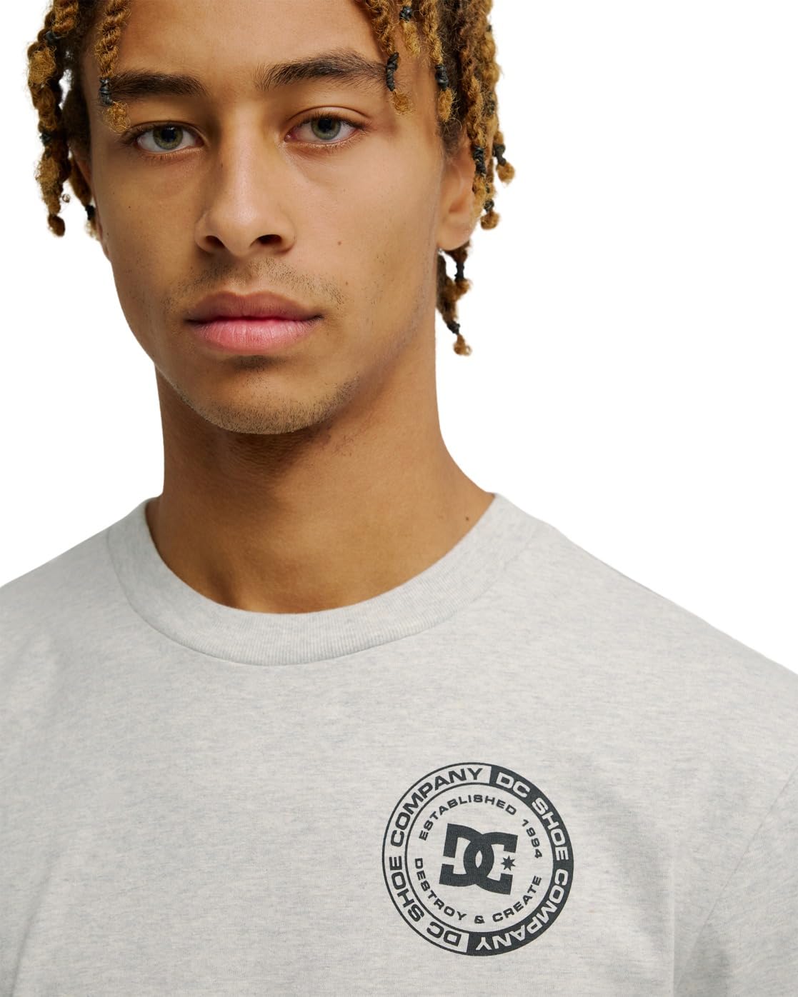 Dcshoes Maglietta a Manica Corta DC Corpo FB HSS Uomo Grigio XXL