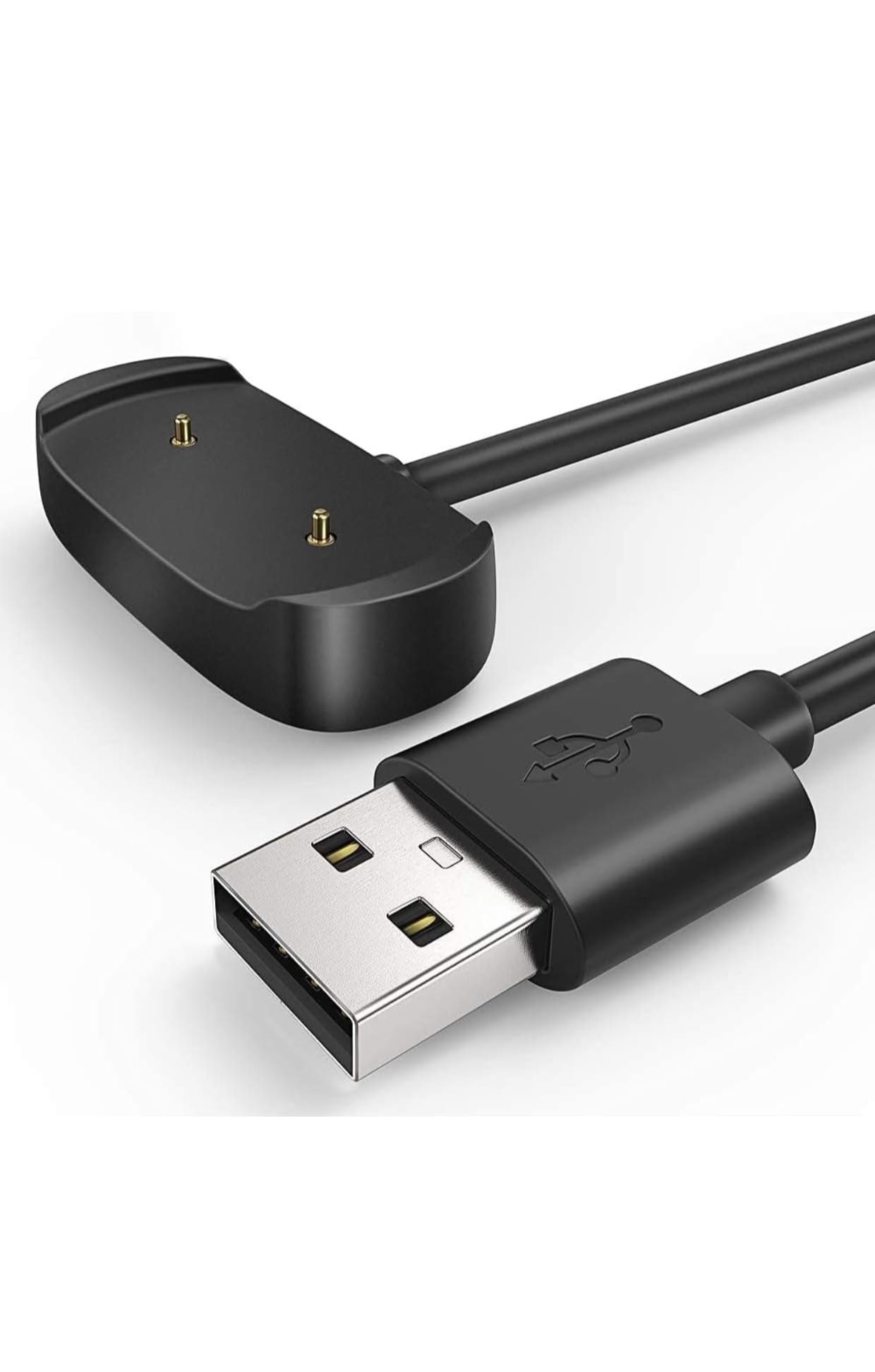 Charger Cable Compatible for Amazfit GTR 2, GTR 2e, GTR 2 e SIM, GTS 2 Mini, GTS 2e, GTS 2, BIP U, BIP U Pro, Pop Pro - USB Charging Cable 3 feet (Black)