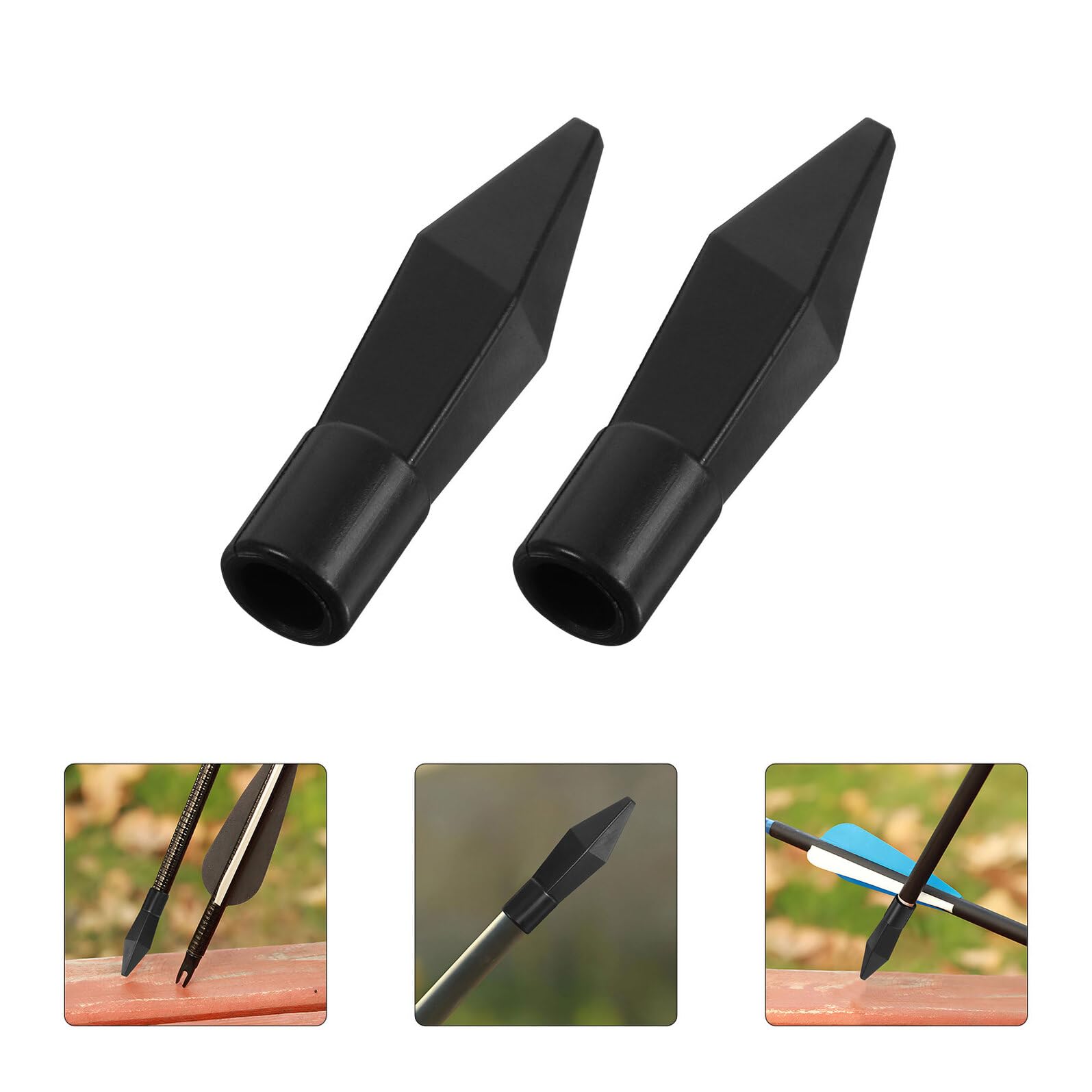 ORFOFE 10 Pezzi Punte in Gomma Morbida per Dardi Ricambi Sicuri per Tiro con all Aperto Accessori Piccoli per Giochi da Giardino e attività di Tiro