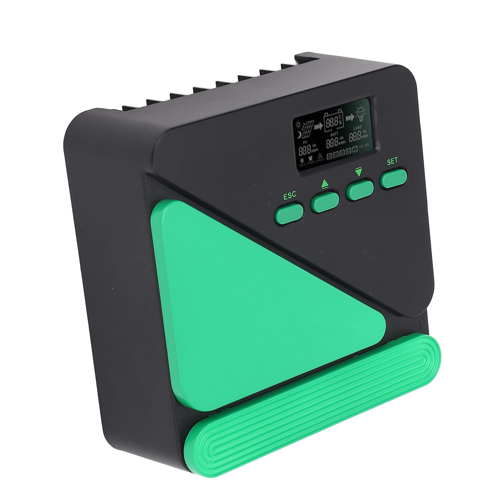 Contrôleur de Charge Solaire MPPT 12V 24V, Régulateur (10A)