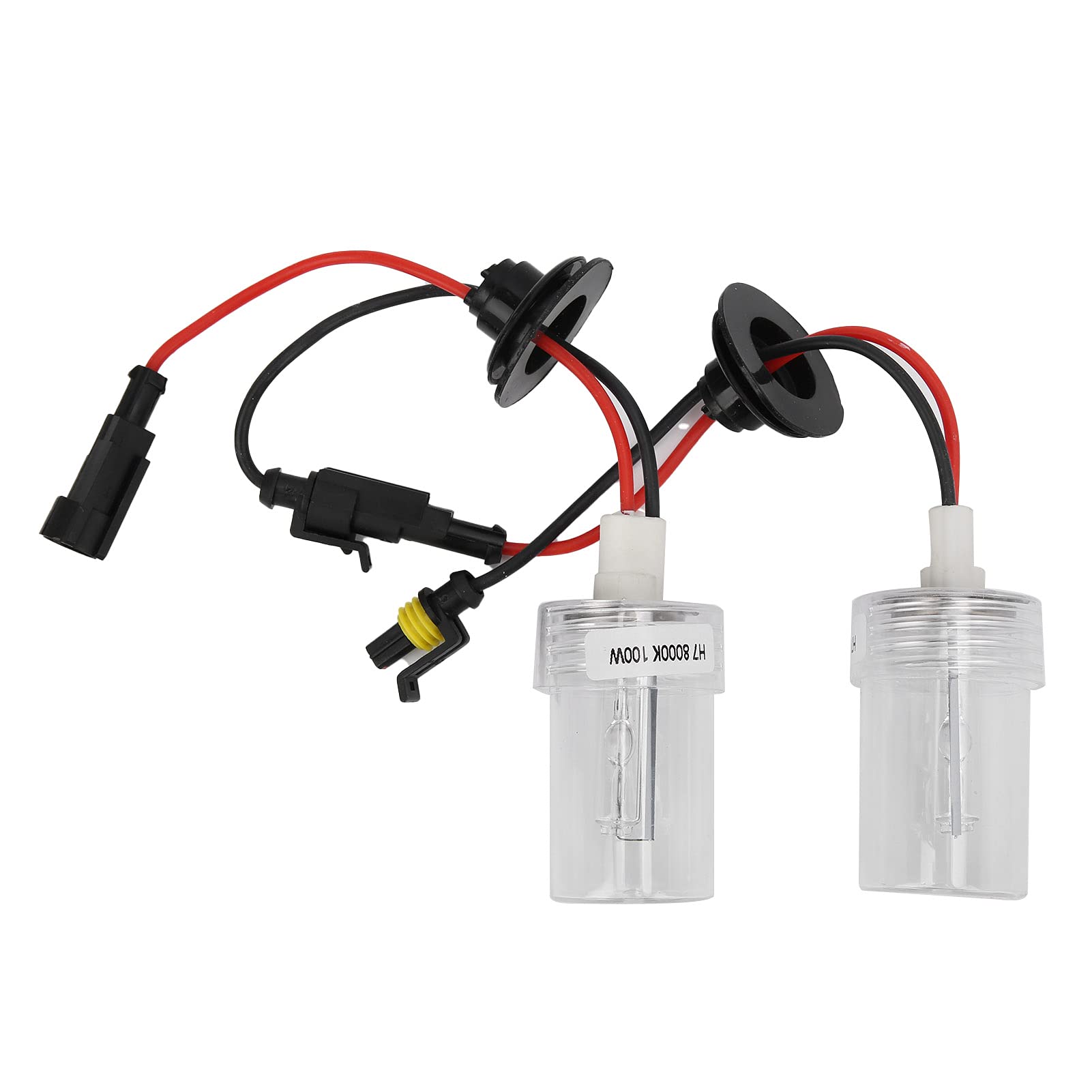 Durevole 2 Pezzi Lampadina per Fari Automatici Xenon 100W 8000K H7 Presa per Veicoli 12V