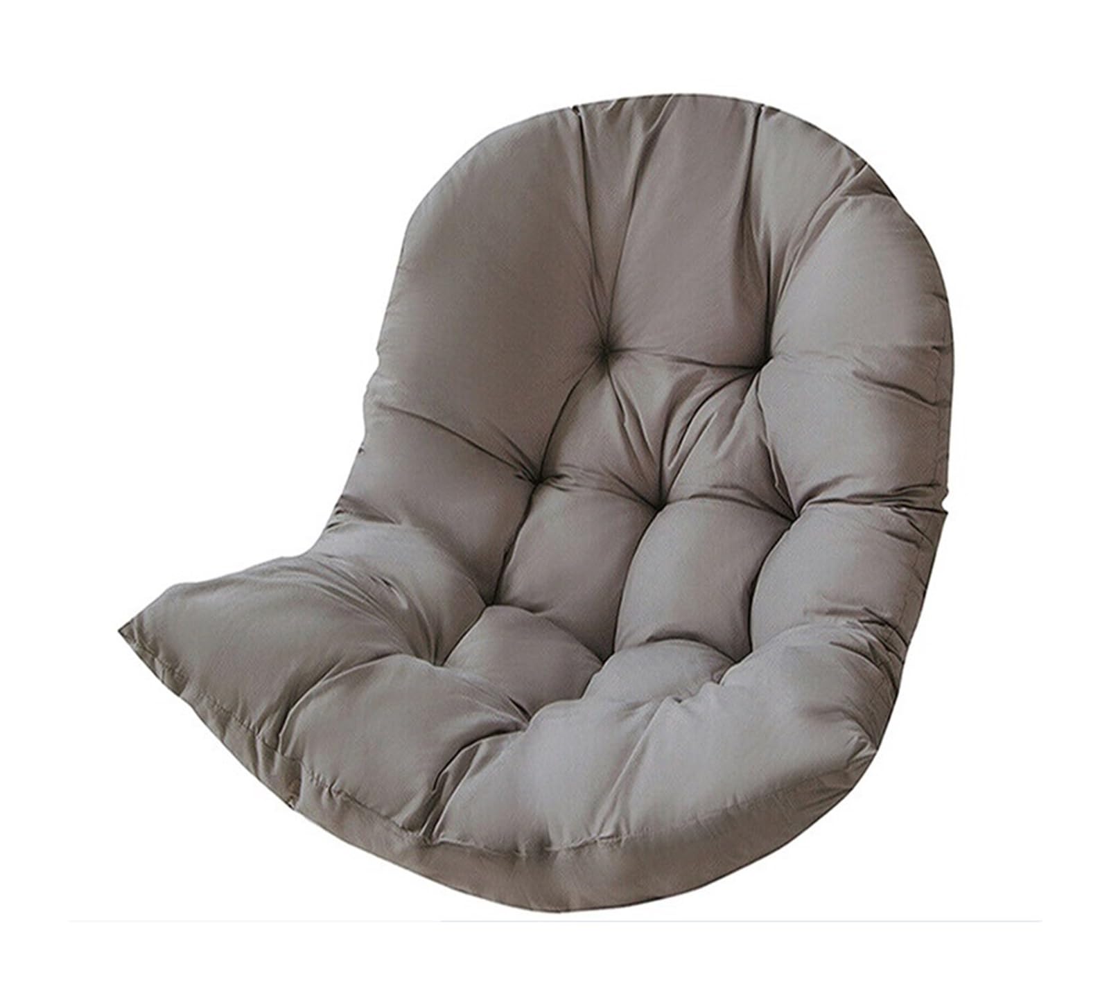 Dkjahsek Dark Grey Hammock Chair Egg Chair Cushion Garden Outdoor Swing Seat Cushion Hanging Chair Backrest Pillow For Hanging Basket Chair(Dark Grey)