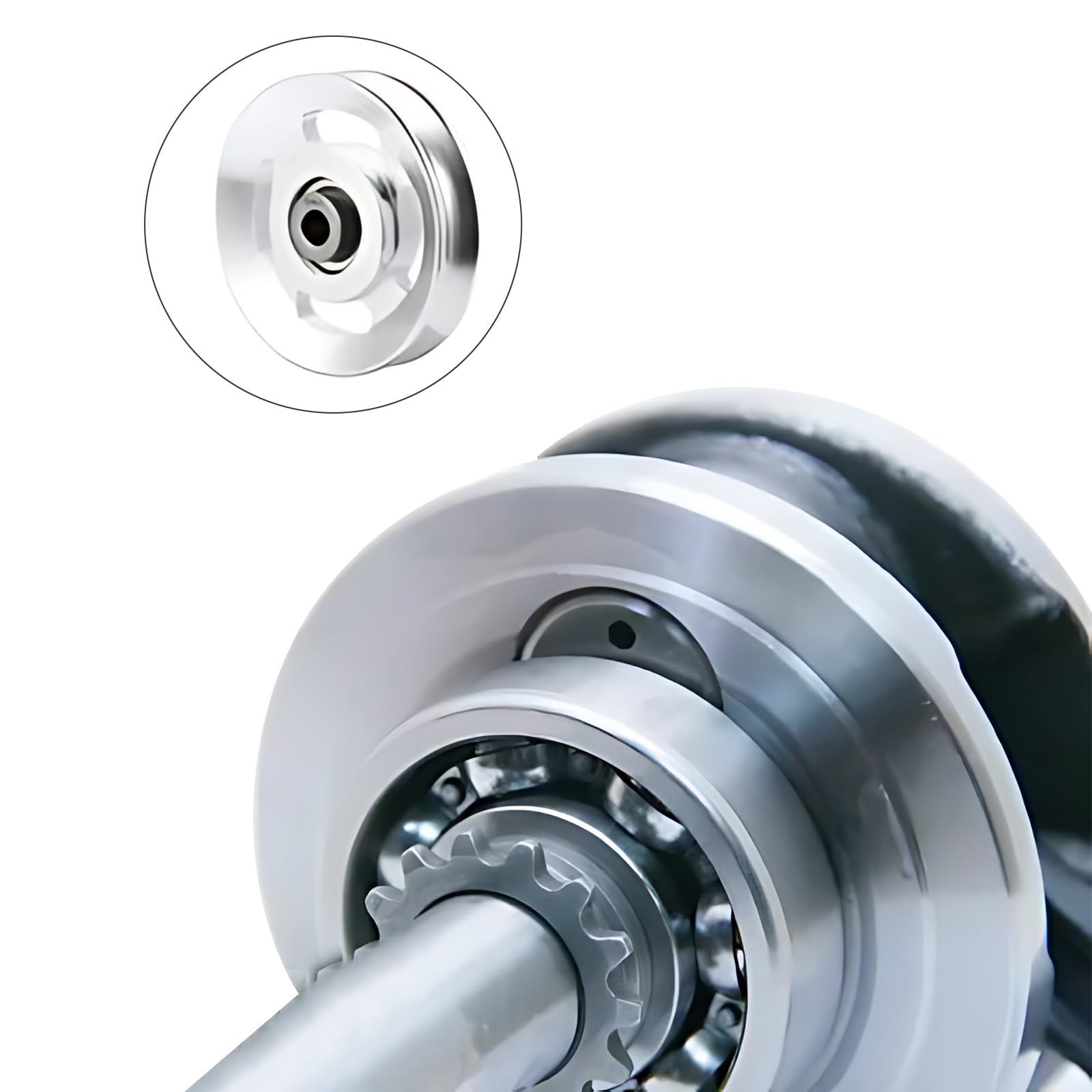 Outil de retrait de poulie de vilebrequin, outil d'extraction de poulie en acier au carbone compatible avec moteur Ford Ranger 2,0 L EcoBlue pour courroie de distribution, OEM 303-1657/1 303