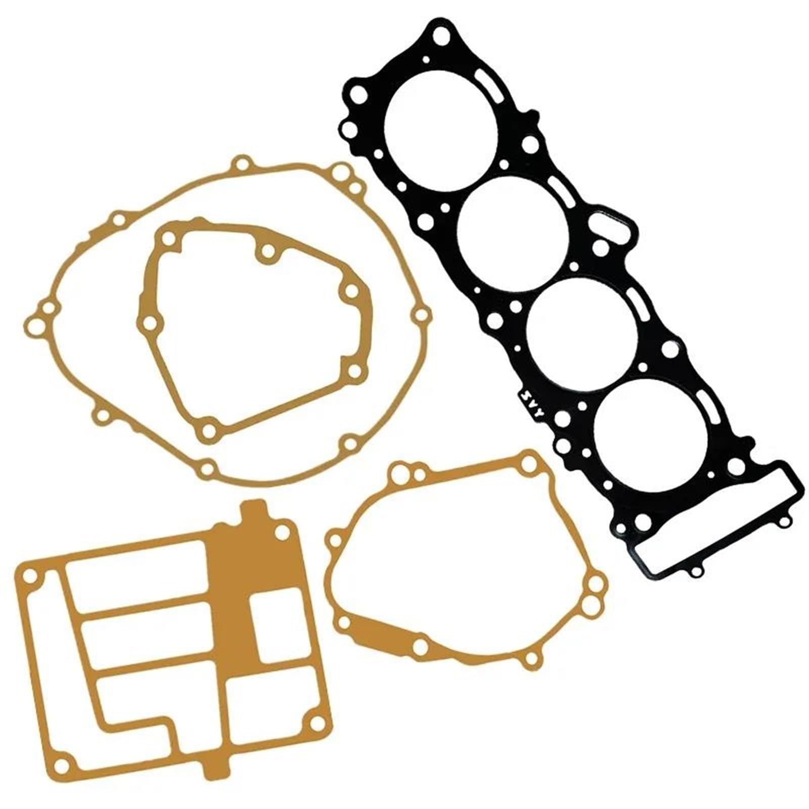 Guarnizione di riparazione Kit Guarnizioni Coperchi Frizione Pompa Olio Generatore Testa Cilindro Moto Per Yamaha R1 YZF-R1 YZFR1 2004-2008