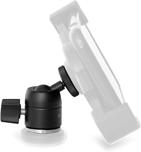 Miniatura 4 de GRIFITI Nootle - Soporte de cabeza esférica para iPad, soporte para trípode, cámara de video, soportes de teléfono, soportes, soportes de música,