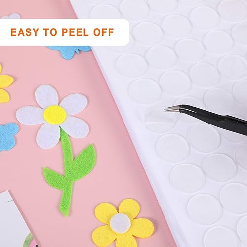 Miniatura 4 de Adhesivos adhesivos de doble cara transparentes, de doble cara, de acrílico redondo, sin rastros, adhesivo fuerte, impermeable, para manualidades,