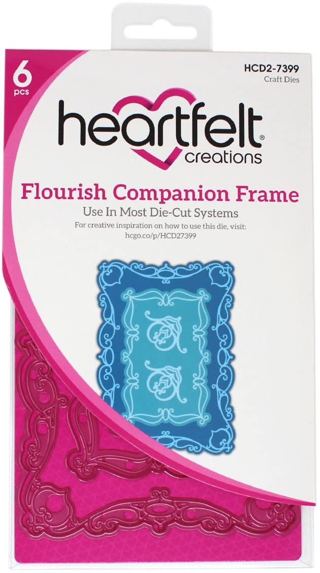 Cut & Emboss Dies FLRSH FRME, Flourish Companion Frame