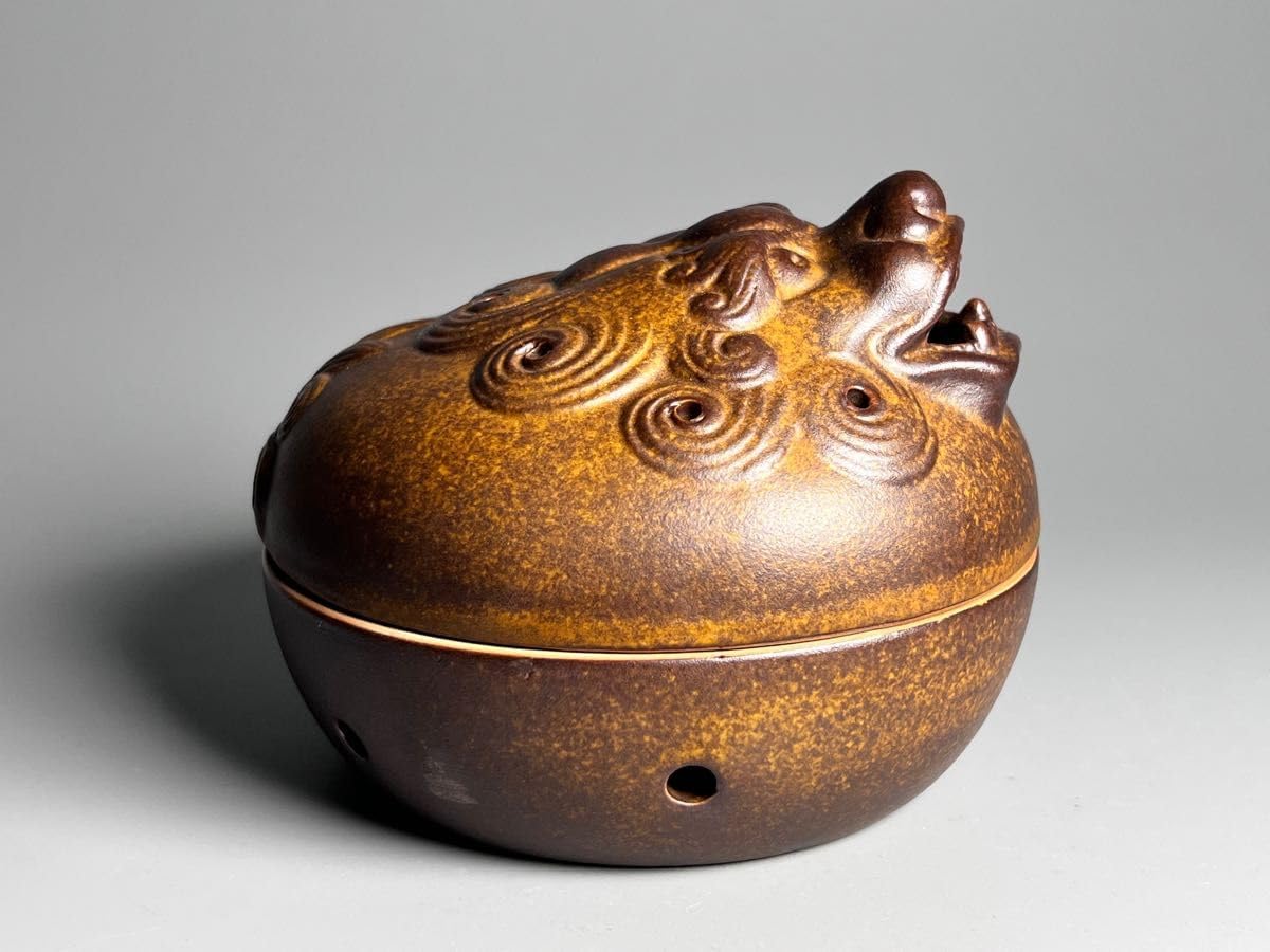 人気商品 陶磁 陶芸 香炉 貔貅 瑞獣 お香 唐物