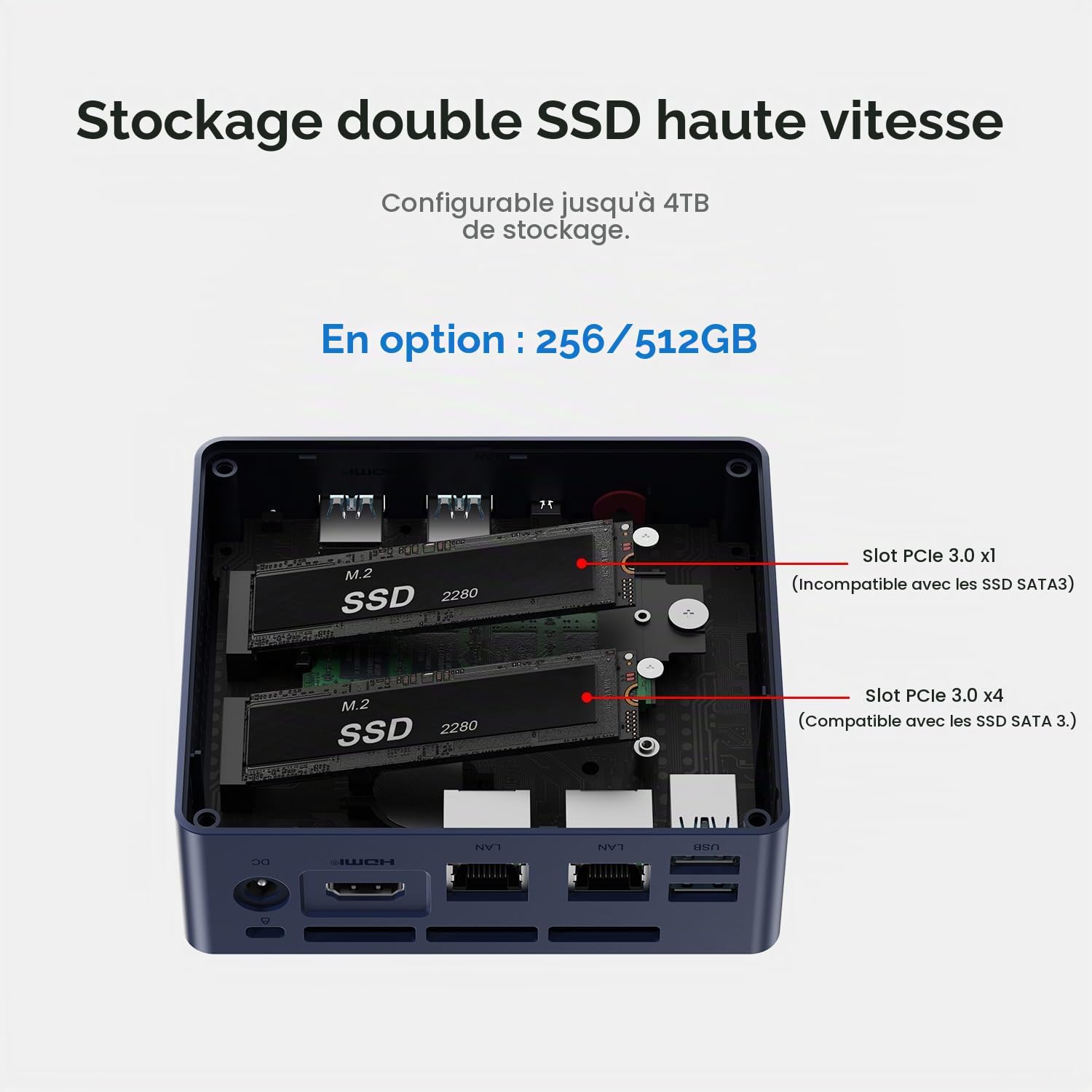 Beelink Mini S13 Office Mini PC, Intel Twin Lake N150 Processor. 16GB DDR4 500G SSD, HDMI((Max 4K 60Hz)/ WiFi 6, BT5.2/USB3.2 /Dual LAN 2.5G, Mini Desktop Computer