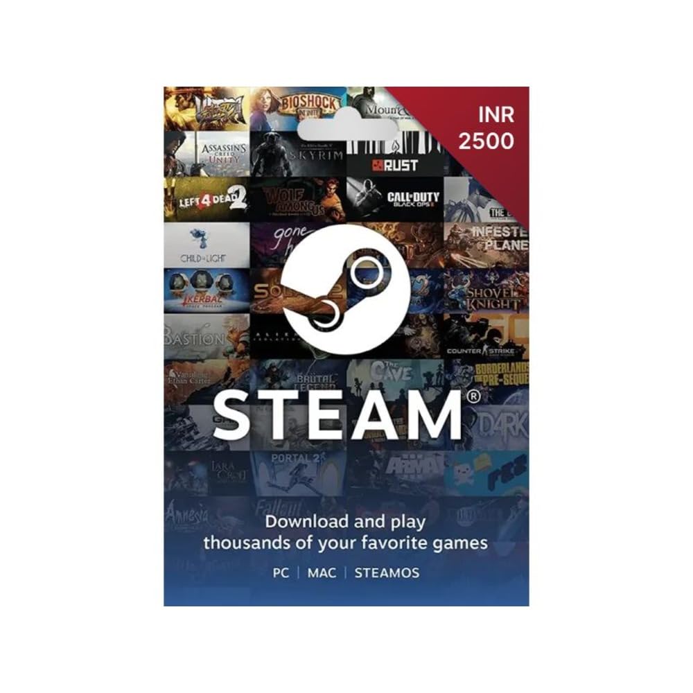 INR 2500 Steam Wallet Code (Digital Code- Email Delivery within 2 hours) ( Digital Delivery) (B0C6QPS5RP) Amazon Price History, Amazon Price Tracker