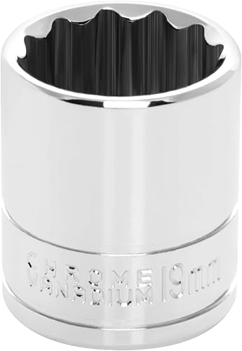 Performance Tool W38819 - Enchufe de 12 puntos con accionamiento de 38 pulgadas, 0.748 in