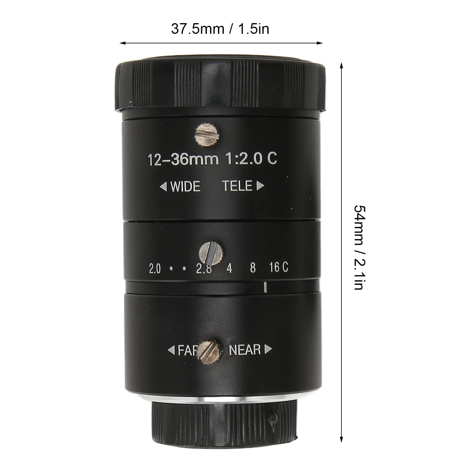 Amazon.co.jp: 産業用カメラ、IP カメラ カメラ、12‑36mm F2.0