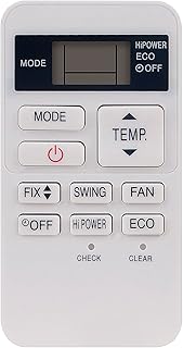 New RAS-07BKV-E Air Conditioner Remote Control Replacement fit for TOSHIBA AC A/C RAS-137SKV-E6 RBC-ASX11E-C RAS-07BKV-E RAS-077SKV-E6 RAS-107SKV-E6 Remote Controller