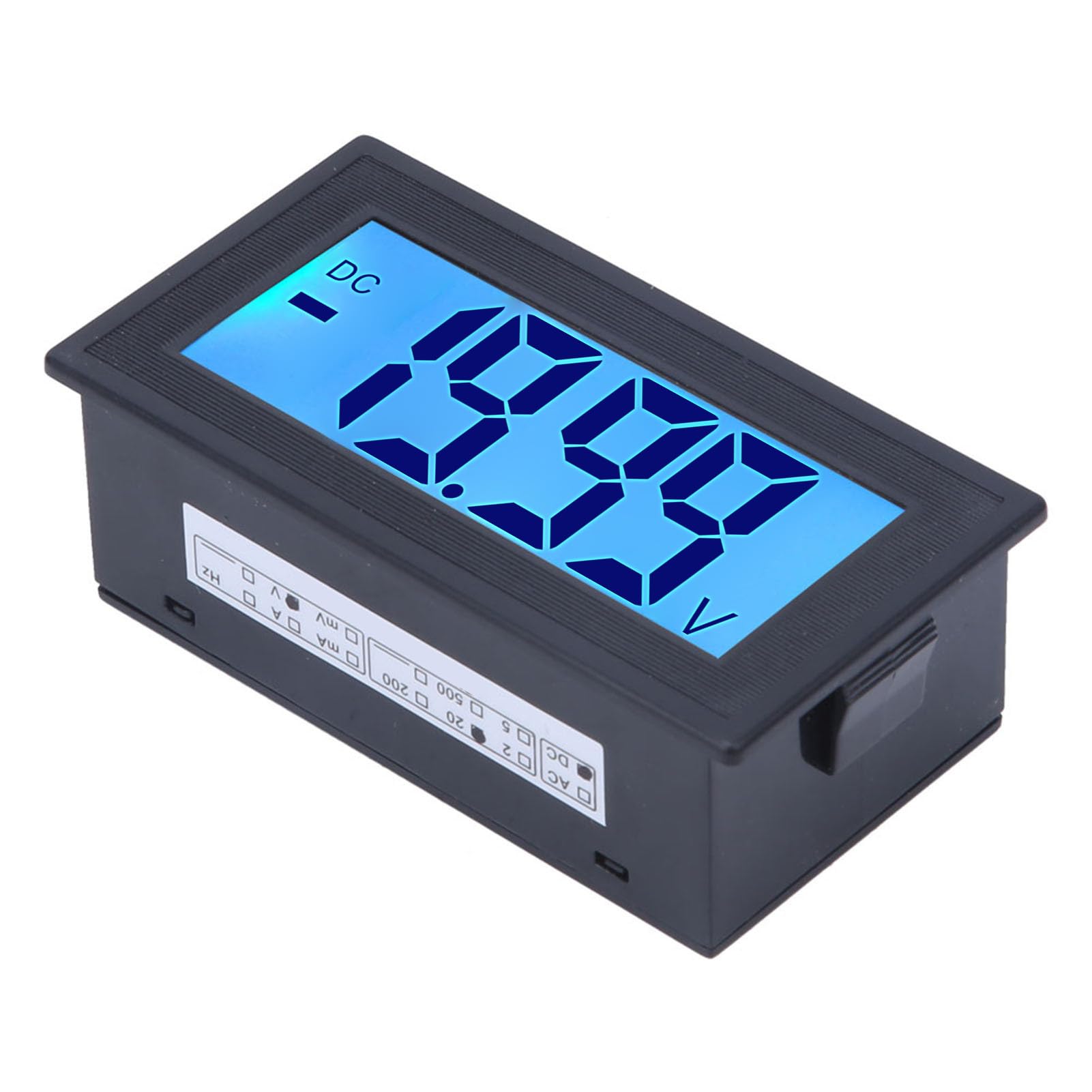 Digital DC Voltmeter mit LCD-Display, 0-20V Messbereich, AC100-240V Netzteil