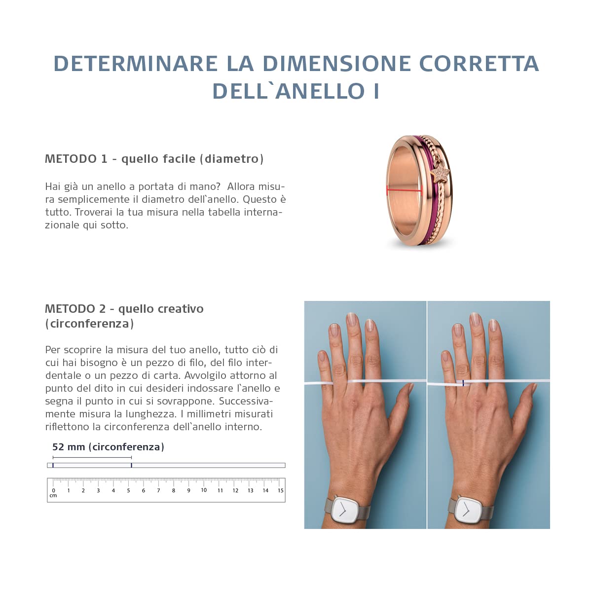 BERING Arctic Symphony Collection Symphony-Set-E - Anello da donna in acciaio inox, finitura lucida, color oro