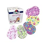 Ortopad Bamboo Girls Eye Patches, 50/Box (Junior Size, 0-2 yrs) Ice Cream Pack