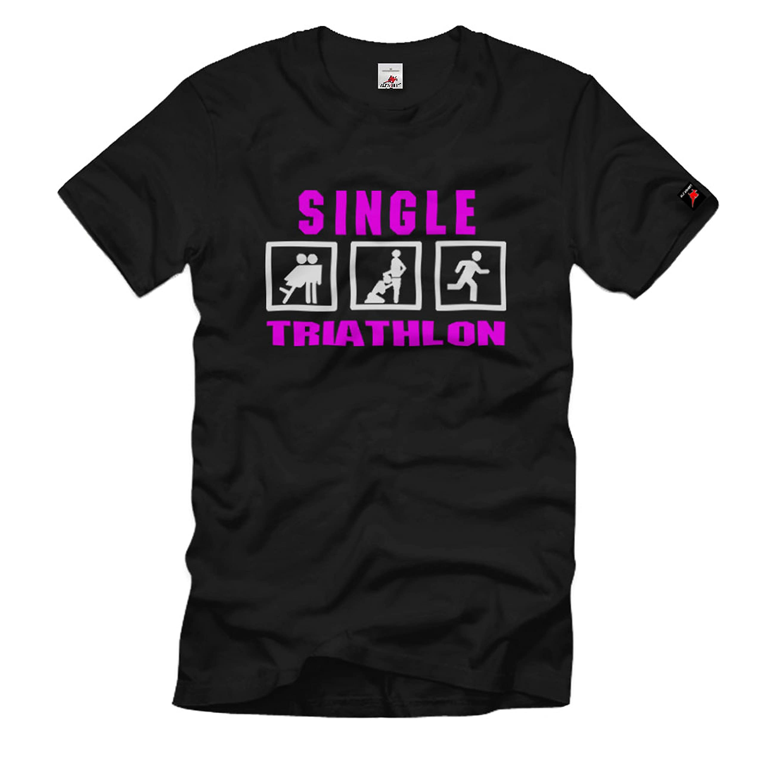 T-shirt de triathlon pour homme noir XXXL #1413 évite les frottements en course - 3