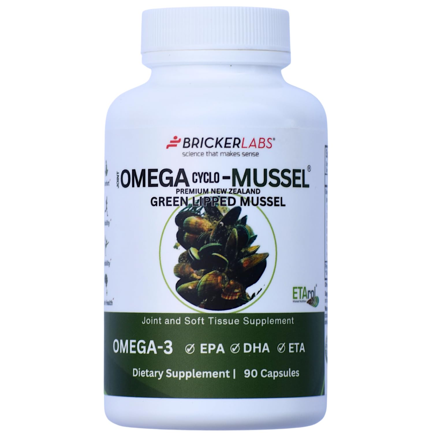 Omega Cyclo - Mussel Joint Health Supplement, Premium New Zealand Green Lipped Mussel, Full Spectrum Omega Joint Supplements for Joint Health and Comfort, 90 Capsules