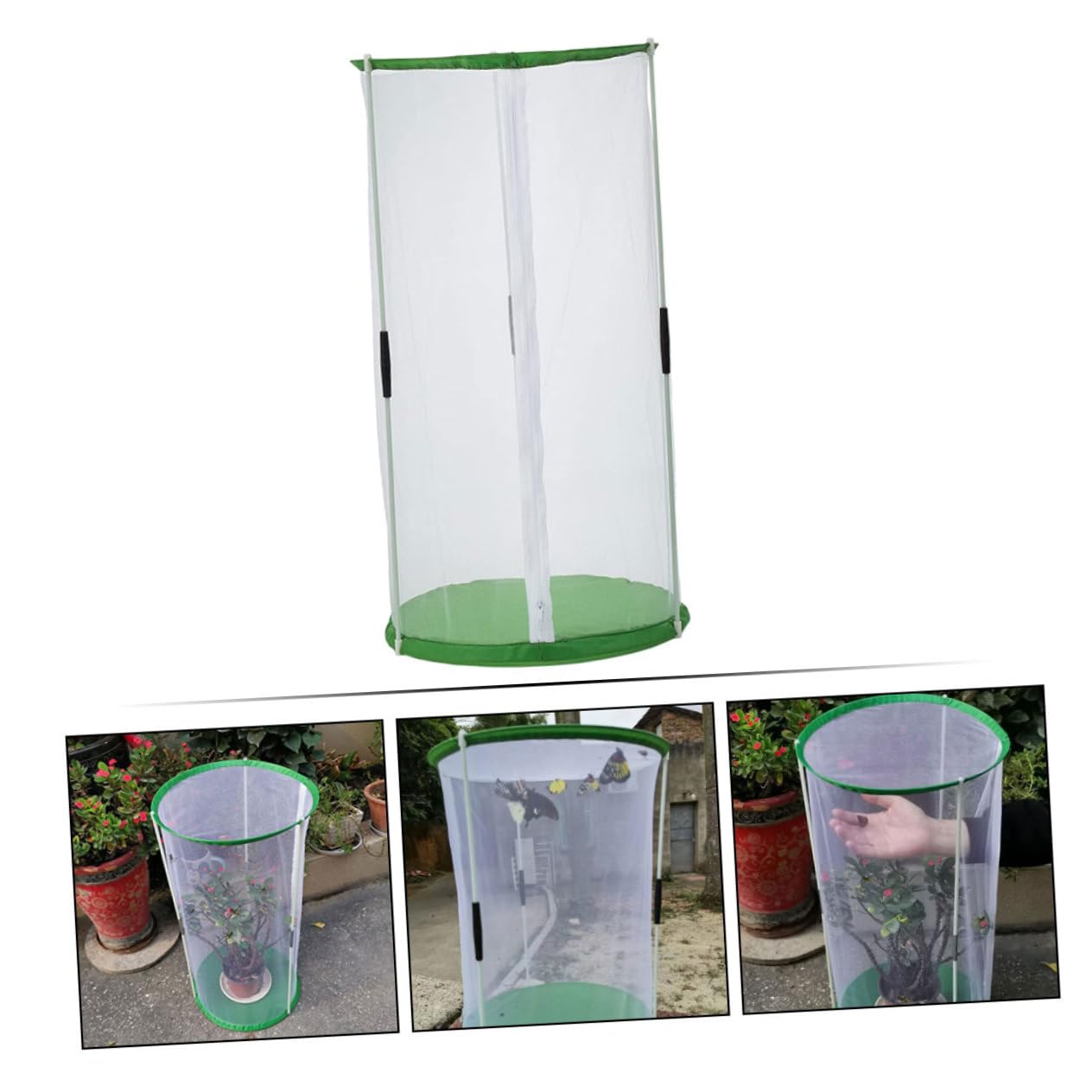 Leichter Insektenkäfig aus Polyester mit Sichtbarem Käfig Design als Schmetterlingszuchtkäfig und Beobachtungskäfig für Schmetterlinge und Insekten