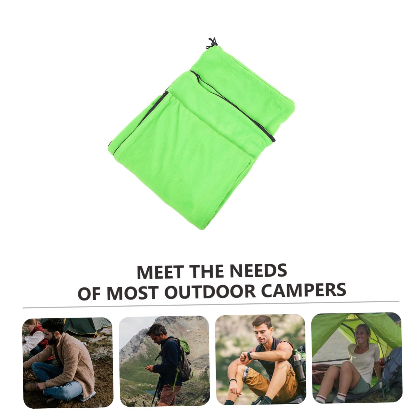 BESPORTBLE Couchage Chaud pour Adulte Portable et Léger pour Camping et Randonnée