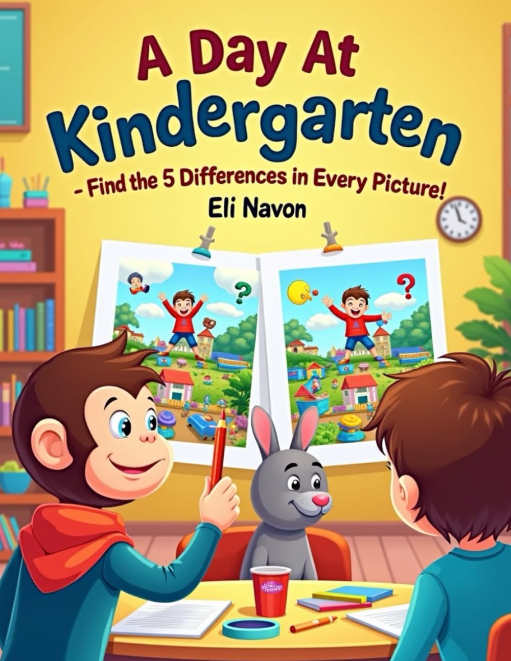 A Day at Kindergarten: Find the 5 Differences in Every Picture!
