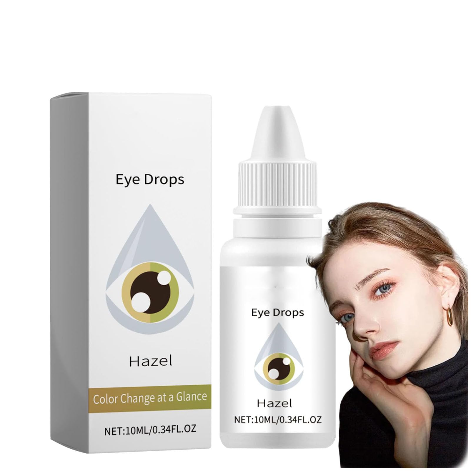 Generic Fancy Drops Change Your Eye Color, Fancy Drops Change Eye Color, Fancy Drops Color Changing Eye Drops, Irisink Eye Drops, Eye Color Changing Drops, Change Eye Color Drops (Brown)