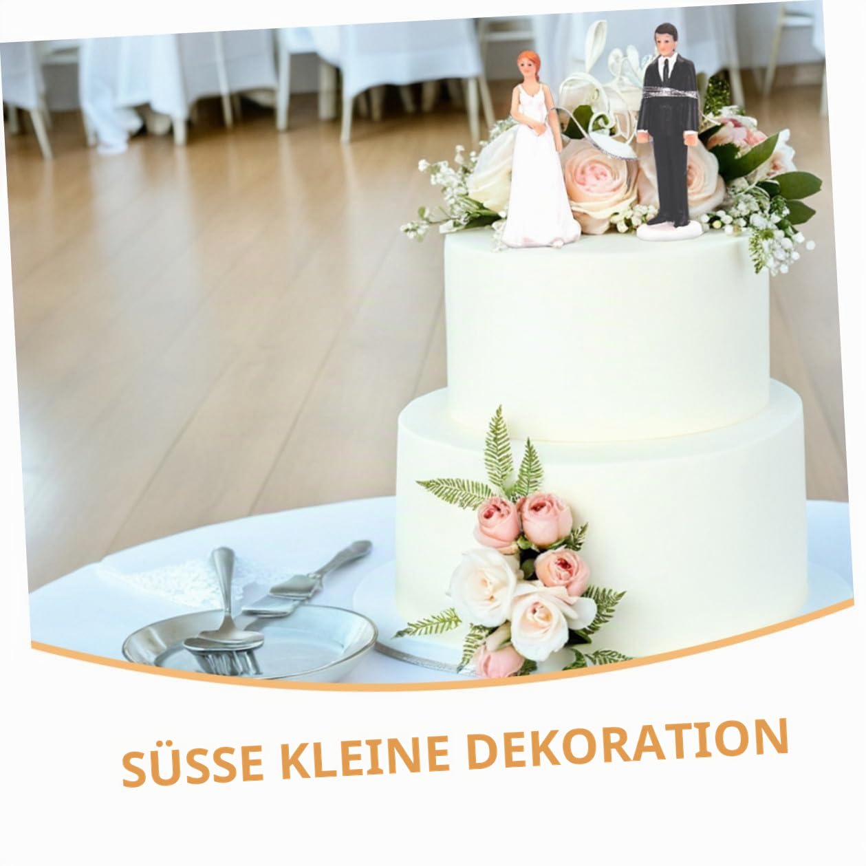 Healifty Brautpaar Tortenfigur 5.31 Zoll Harz Hochzeit Dekoration Lustige Braut Figur Geschenk Für Verlobung Und Pärchen